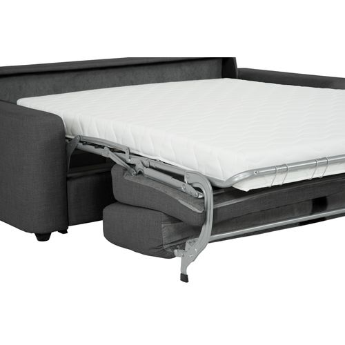 Canapé convertible 3 places pack standard NICARAGUA tissu Bergamo graphite