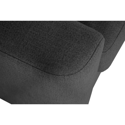 Canapé convertible 3 places pack Dreaméa NICARAGUA tissu Bergamo graphite