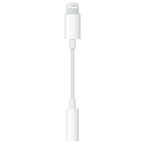 Mmx62 - Adaptateur D'origine Lightning Vers Jack 3.5mm - Blanc (en Vrac)
