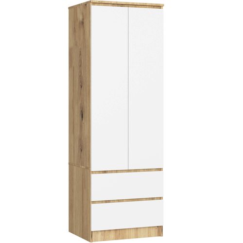 Akord Armoire Star Chêne Artisan/blanc 60x51x180
