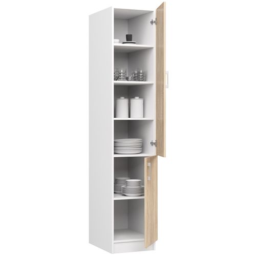 Akord Armoire Lima Blanc/chêne Sonoma 40x55x205