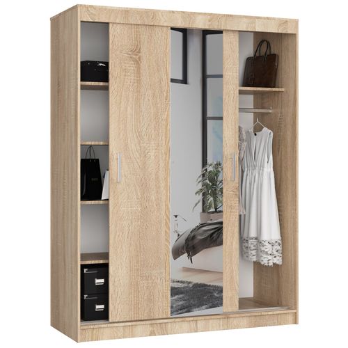 Akord Armoire Coulissante Chêne Sonoma 150x60x200