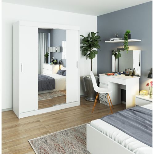 Akord Armoire Coulissante Sonoma/wengé 150x60x200