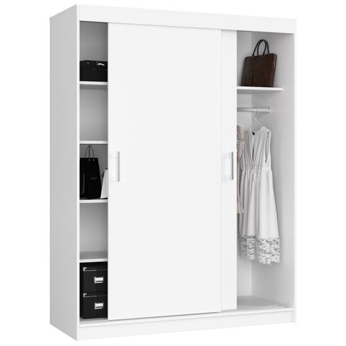 Akord Armoire Coulissante Mono Blanc 150x60x200
