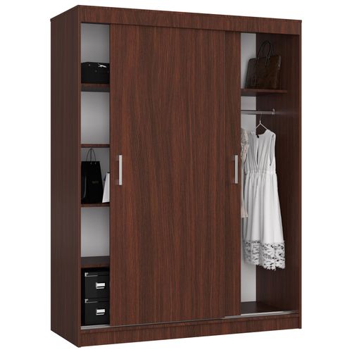 Akord Armoire Coulissante Mono Wengé 150x60x200