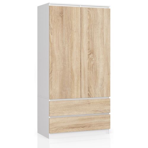 Akord Armoire Blanc/chêne Sonoma 90x51x180