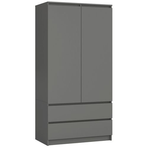Akord Armoire Graphite Brillant 90x51x180