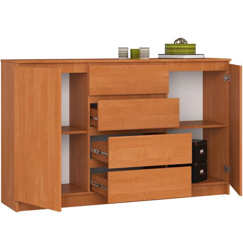 Akord Buffet 2 Portes 4 Tiroirs Aulne 160x40x99