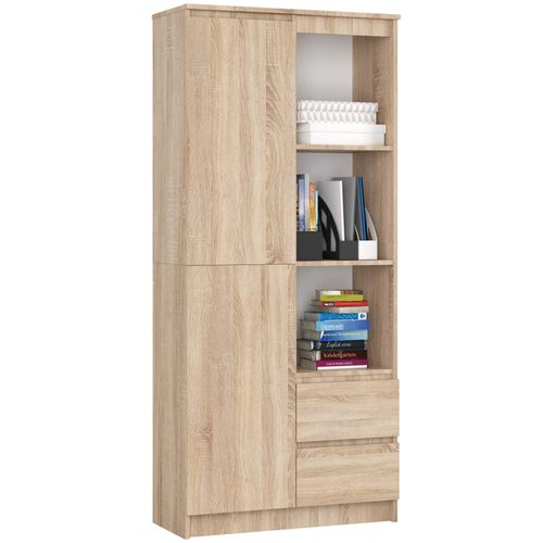 Akord Étagère Ouverte Chêne Sonoma 80x35x180