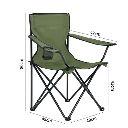 La Chaise De Camping Pliable Anter En Vert