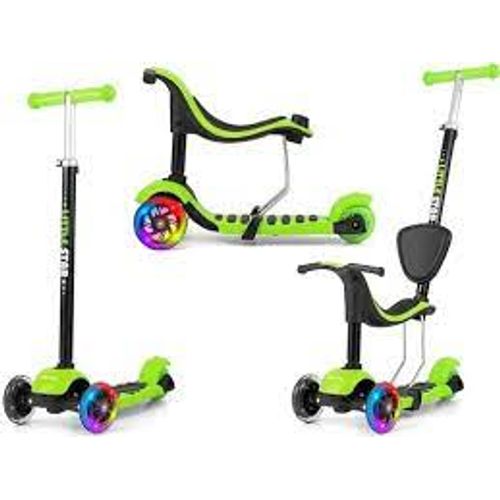 Porteur/scooter 3en1 Little Star Vert