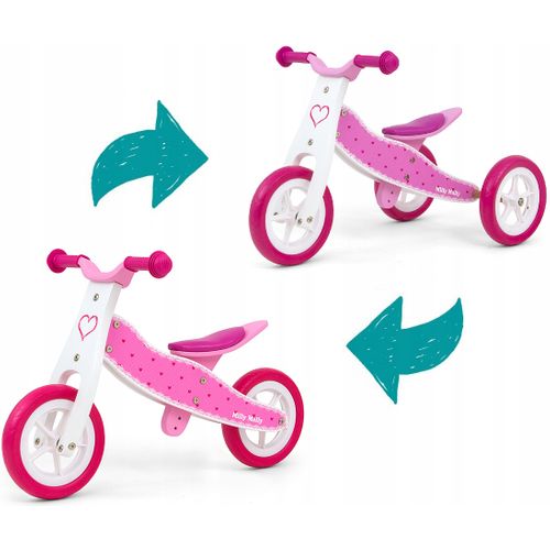 Ride On Draisienne 2in1 Look Coeurs