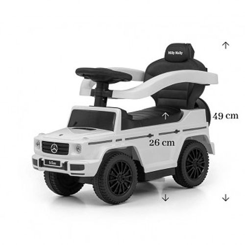 Porteur Avec Barre De Poussée Mercedes G350d Blanc