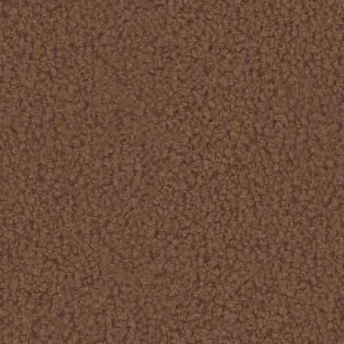 Canapé D'angle Nuvira Cuivré En Bouclé Avec Fonction De Couchage