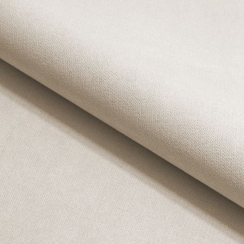 Canapé D'angle Fluma Crème En Tissu Texturé Avec Fonction De Couchage