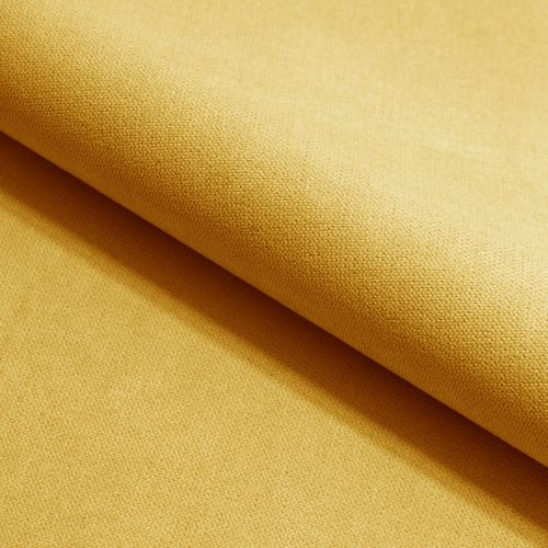 Canapé D'angle Fluma Jaune En Tissu Texturé Avec Fonction De Couchage