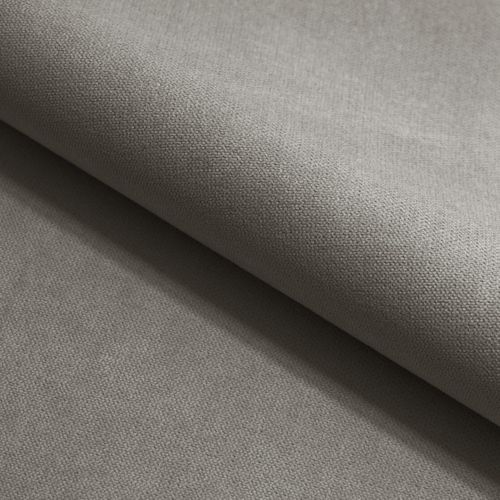Canapé D'angle Nuvira Gris En Tissu Texturé Avec Fonction De Couchage