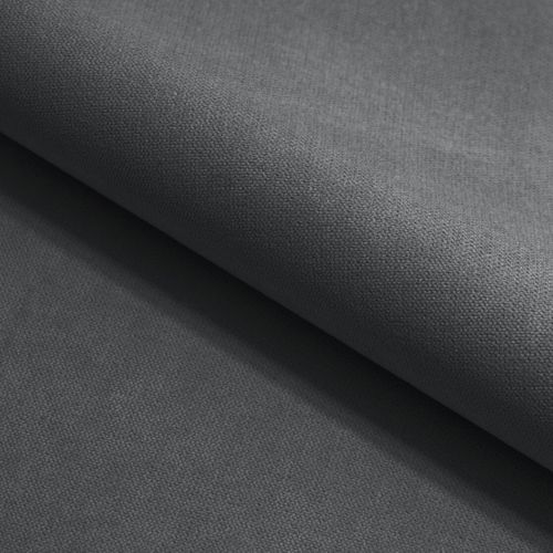 Canapé D'angle Nuvira Gris En Tissu Texturé Avec Fonction De Couchage