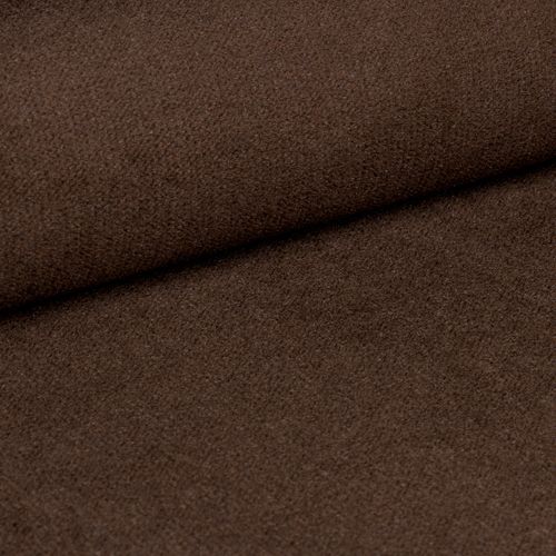 Canapé D'angle Kos Pik Marron En Peluche Avec Fonction De Couchage