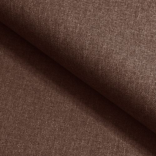 Canapé D'angle Madison Marron En Tissu Texturé Avec Fonction De Couchage