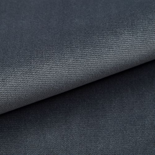 Canapé D'angle Madison Gris En Peluche Avec Fonction De Couchage