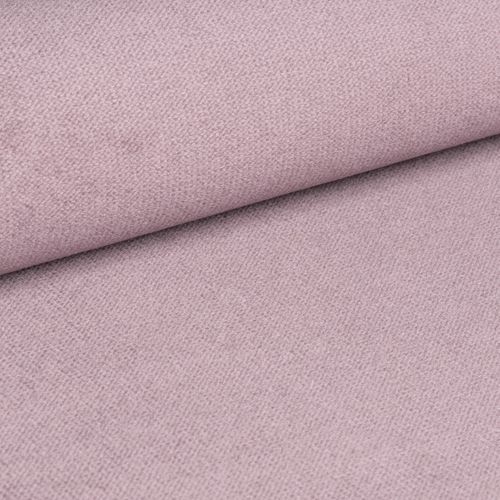 Canapé D'angle Senti Rose En Peluche Avec Fonction De Couchage