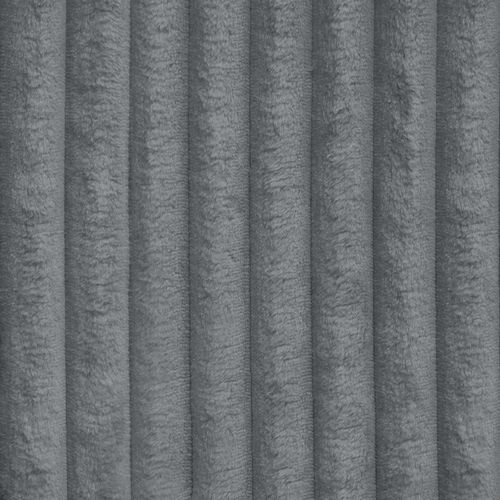 Canapé D'angle Pesano Gris En Velours Côtelé Avec Fonction De Couchage