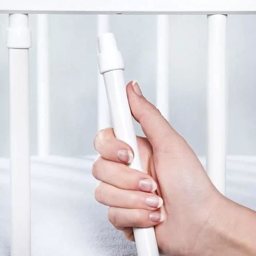 Karolina Ii Lit Bébé à Barreaux 120x60 Blanc / Pin