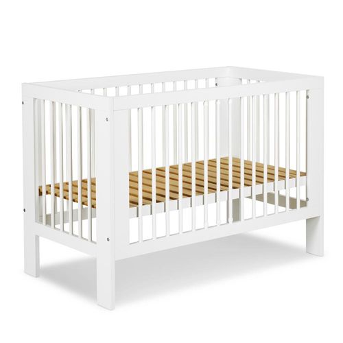 Olivia Lit Bébé à Barreaux 60x120    Blanc   Sans Tiroir