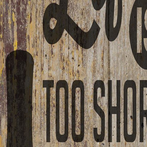 Tableau Bois Opératif Sur Le Vin 25 X 70 Cm Marron