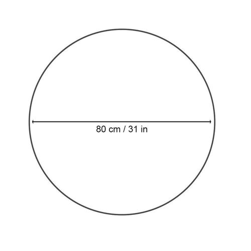 Tableau Méduse Blanche Bois 80 X 80 Cm Blanc