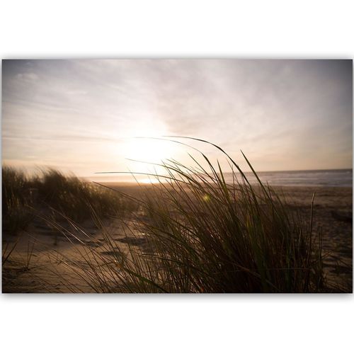 Tableau Coucher De Soleil 2 60 X 40 Cm Beige