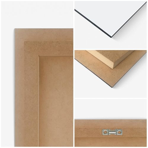 Tableau Bois Grain Au Soleil 120 X 80 Cm Beige