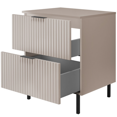 Meuble Sous Vasque Avec Plan Sur Pieds Flow Cachemire 60 Cm