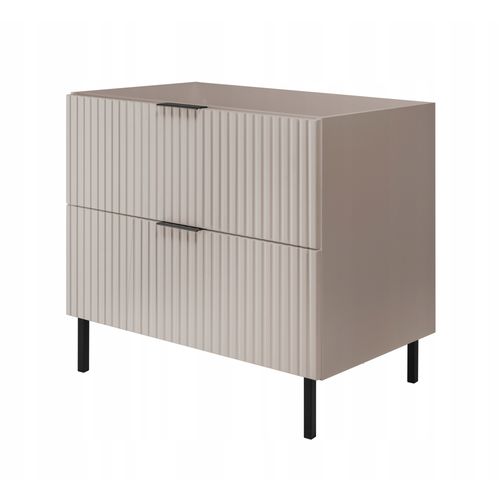 Meuble Sous Vasque Sur Pieds Flow Cachemire 80 Cm