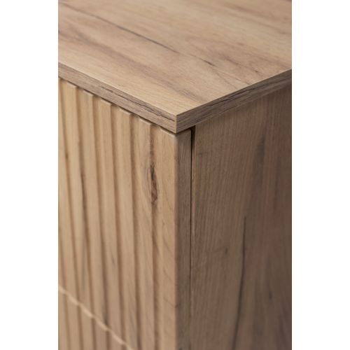 Meuble Sous Double Vasque Avec Plan Sur Pieds Flow Chêne Craft 120 Cm