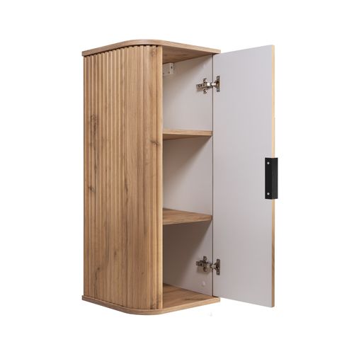 Meuble Demi Colonne Suspendu De Salle De Bain Glamour Chêne Craft D'or  35 X 79 Cm