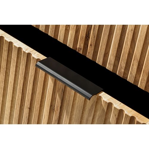 Ensemble Meuble Lave-mains Suspendu Adel Chêne Avec Le Lavabo Fika 40 Cm