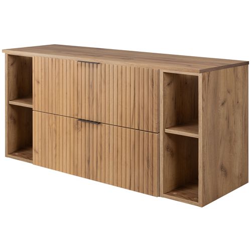 Plan De Toilette En Chêne Craft – Décor Bois – 120 Cm – Compatible Vena / Flow