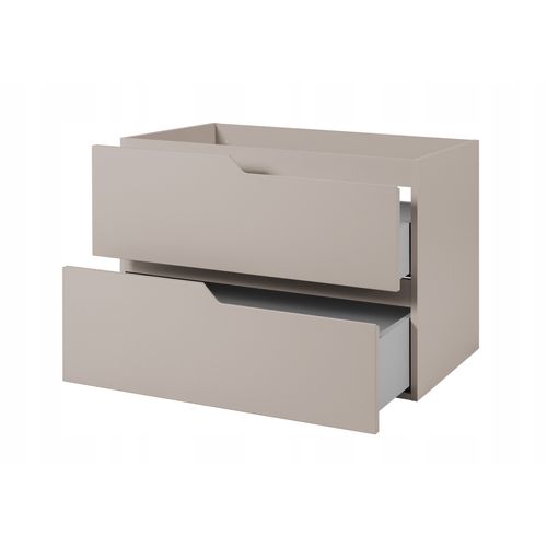 Meuble De Salle De Bain Suspendu Sous Vasque Modern Cachemire 80 Cm