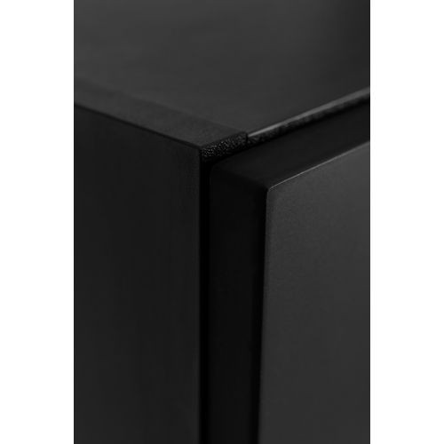 Meuble Colonne De Salle De Bain Suspendu  Modern Noir 36 X 136 Cm