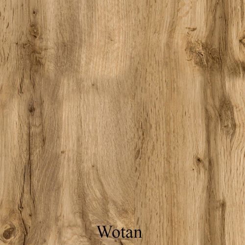 Mur TV Suspendu 180 Cm Colonne + Rangements Chêne Wotan Mat