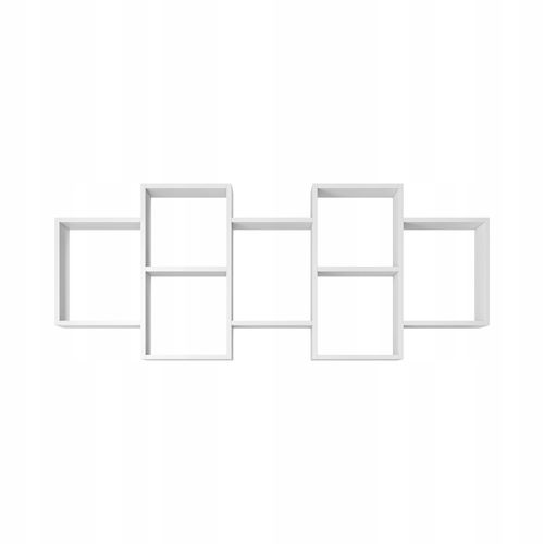 Étagère Murale/posée Carré, Blanc Mat