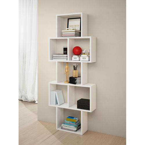 Étagère Murale/posée Carré, Blanc Mat