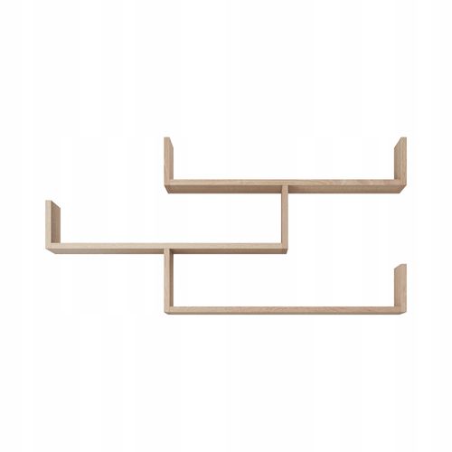 Étagère Murale 3 Niveaux 119 Cm, Chêne Sonoma