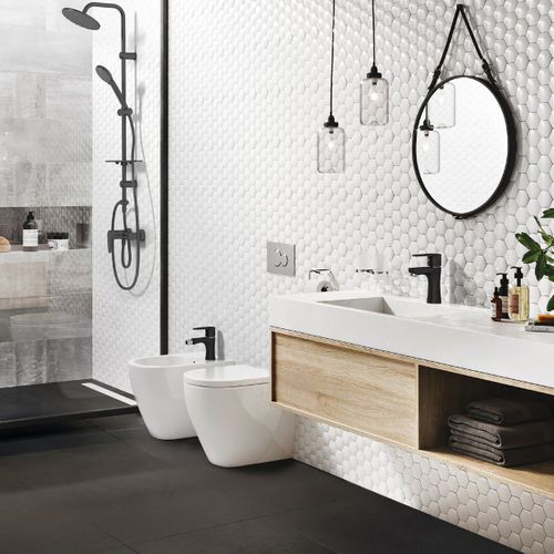 Robinet Mitigeur Noir Pour Bidet Algeo Black