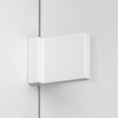 Cabine De Douche  Droite 90x120 Pivotante Santorini White,couleur: Blanc, Accès De Face