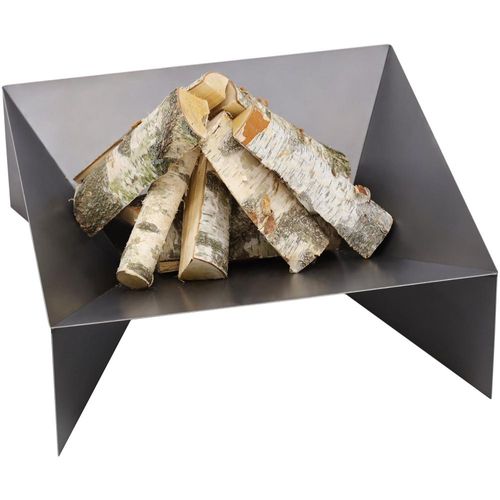 Brasero En Acier Pieds Géométriques 60 Cm