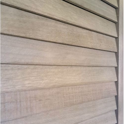 Paravent Persienne De 6 Pans En Bois, Coloris Brun - Dim : H170 X L240 Cm