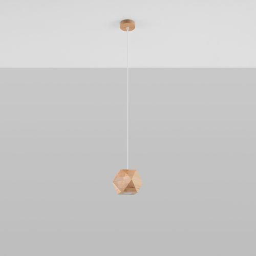 Suspension Bois Bois Naturel Gu10 1 Woody